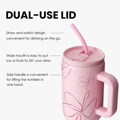 Classic Tumbler 40oz Flower